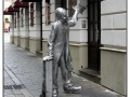 Statua di Schone Naci. Bratislava, Slovacchia