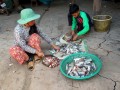 Un villaggio di palafitte vicino a Siem Reap