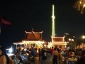 Phnom Penh festeggiando l'arrivo del 2024