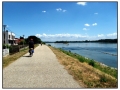 Sulla ciclabile del Danubio